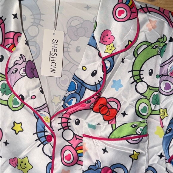 Brand New Sheshow Hello Kitty/Care Bears PJ set size Small - Picture 3 of 7